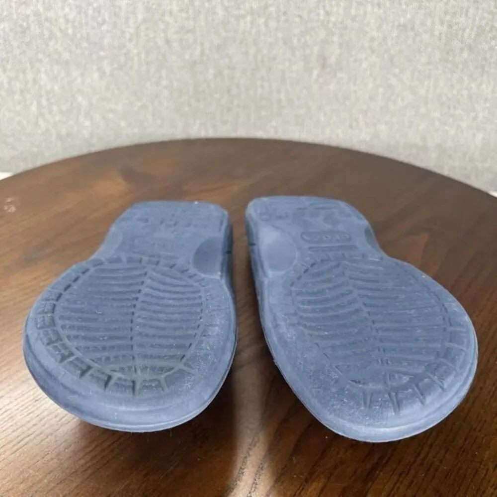 Crocs Baya Sandals Women's 7 Blue Comfort Thong Flip Flop Slip On‎ Water Shoe